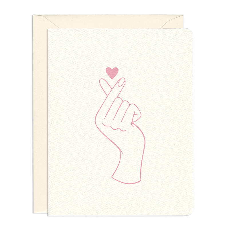 
                      
                        Card • Finger Heart
                      
                    