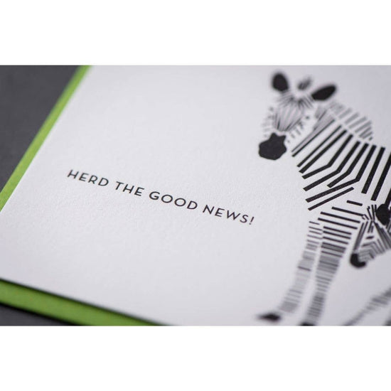 Card • Zebra Baby