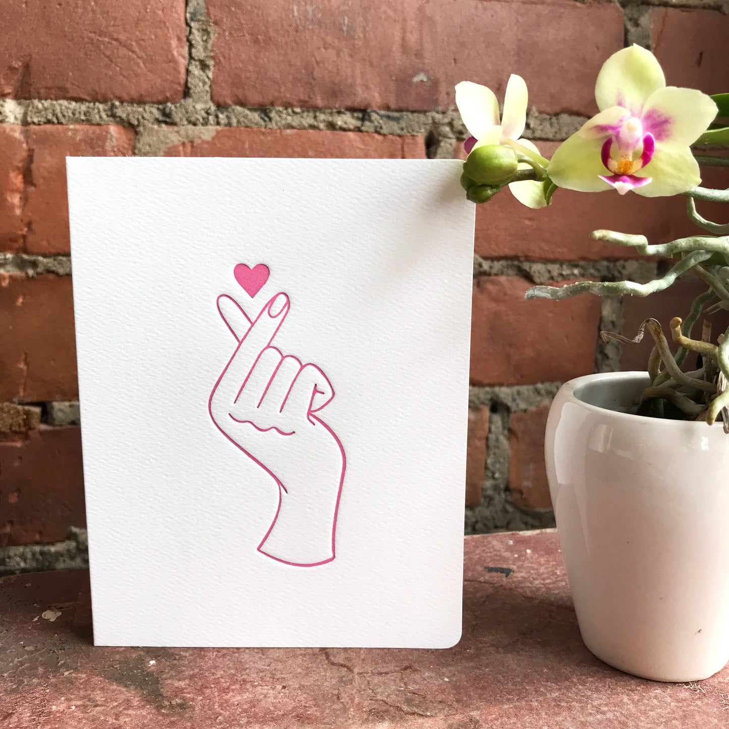 Card • Finger Heart